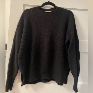 Everlane black cashmere sweater